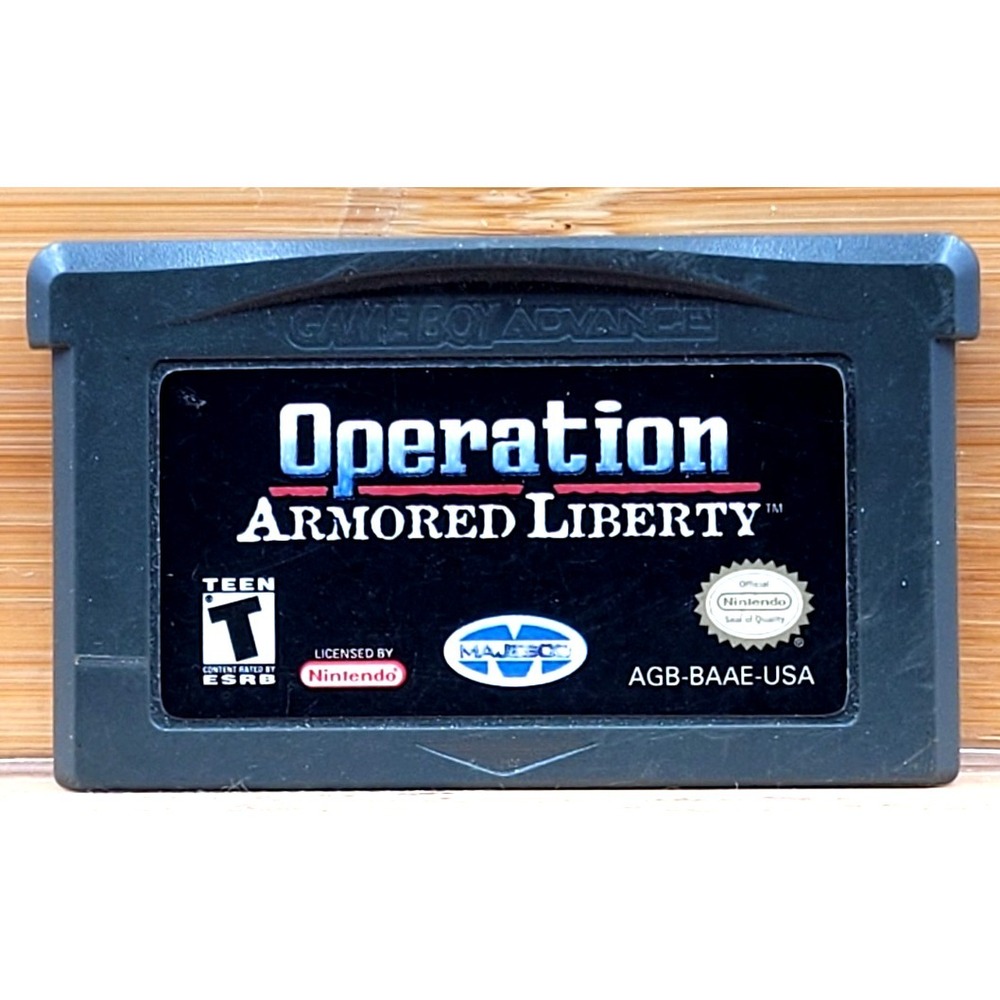 Operation Armored Liberty (GameBoy Advance GBA) GAME CART ONLY